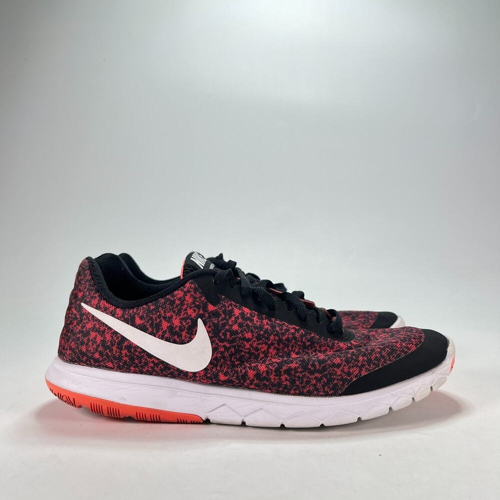 Nike Flex Experience RN 6 Black Crimson Running Shoes 881804-600 Women's Sz 8.5